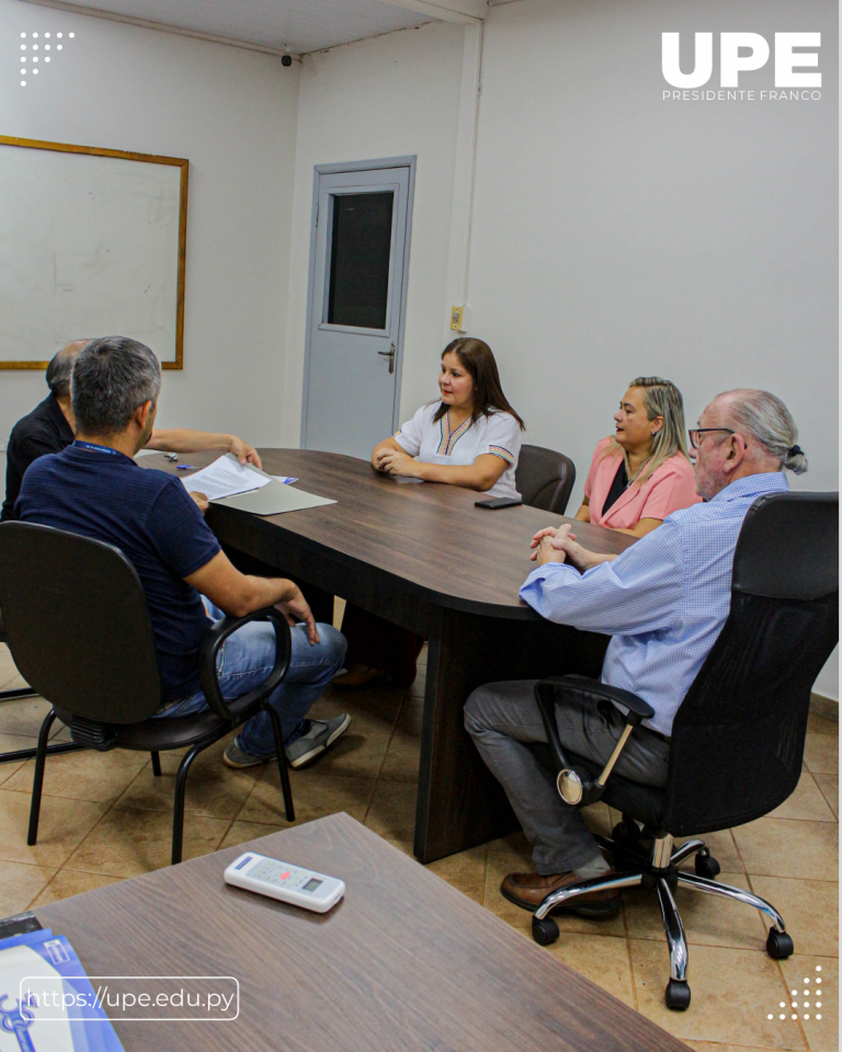 Firma de Convenio entre la UPE y el Colegio Nacional Paraguay Brasil 